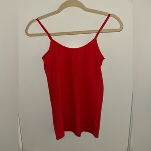 THE LIMITED Vibrant Red Camisole Top
